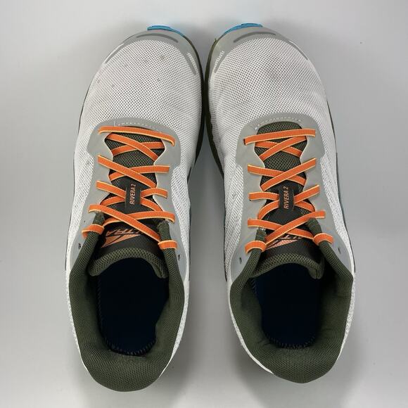 Altra Rivera 2 Running Shows Mens Size 11 White Mesh Athletic Sneakers Green - Picture 5 of 11